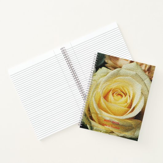 Elegant modern Floral Gold Notitieboek (Binnen)