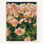 Elegant modern Floral Gold Notitieboek (Voorkant)