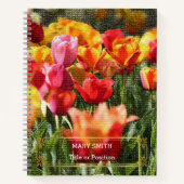 Elegant modern Floral Gold Notitieboek (Voorkant)