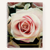 Elegant modern Floral Gold Notitieboek (Voorkant)