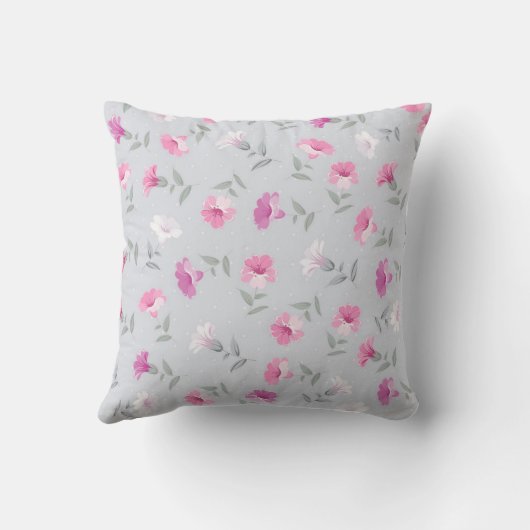 Elegant Modern Floral Kussen (Achterkant)