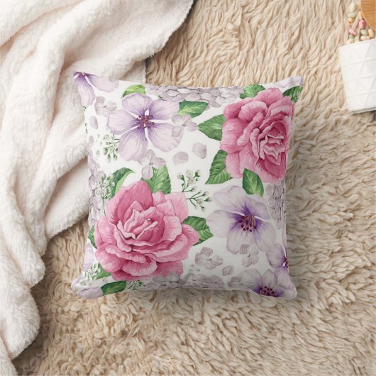 Elegant Modern Floral Kussen (Deken)