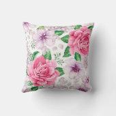 Elegant Modern Floral Kussen (Achterkant)