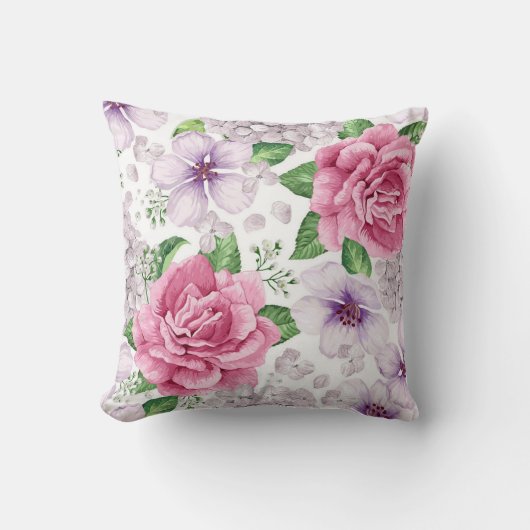 Elegant Modern Floral Kussen (Voorkant)