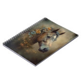 Elegant Modern Floral Paard Gepersonaliseerd Gift Notitieboek (Linkerzijde)