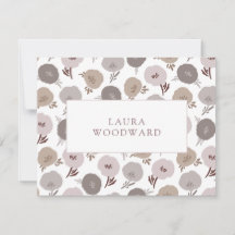 Elegant modern Floral Pattern, gepersonaliseerd