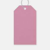 Elegant modern Floral Religious Cross Baptisme Cadeaulabel (Achterkant)