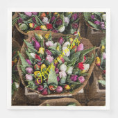 Elegant Modern Floral Servet (Voorkant)