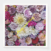 Elegant Modern Floral Servet (Voorkant)