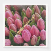 Elegant Modern Floral Servet (Voorkant)