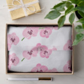 Elegant Modern Floral Tissuepapier (Geschenk)