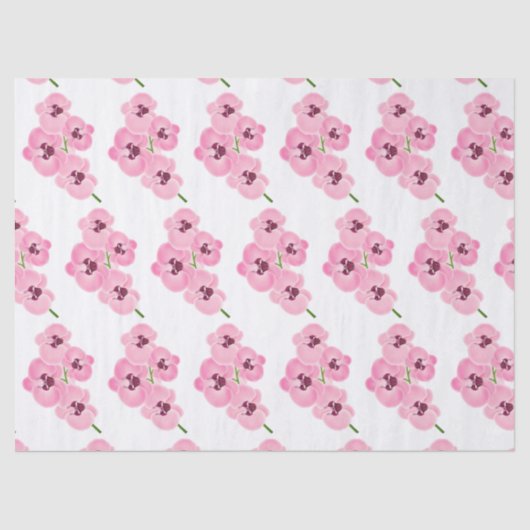 Elegant Modern Floral Tissuepapier (Voorkant)