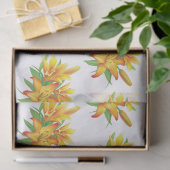 Elegant Modern Floral Tissuepapier (Geschenk)