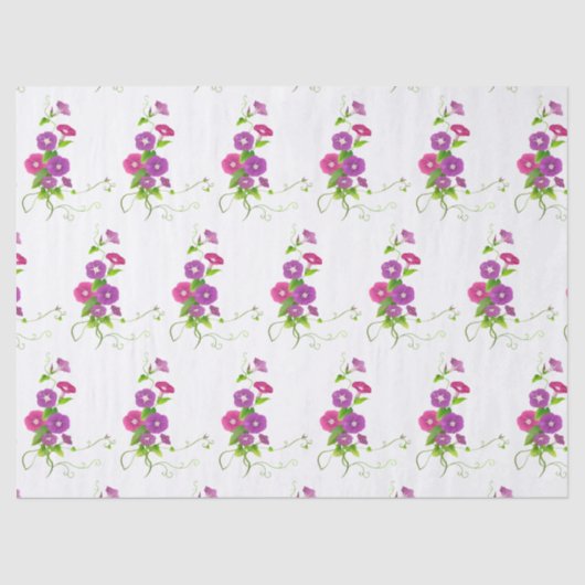 Elegant Modern Floral Tissuepapier (Voorkant)