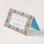 Elegant Modern Floral Visitekaartje (Achterkant)