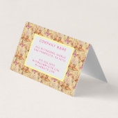 Elegant Modern Floral Visitekaartje (Achterkant)