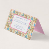 Elegant Modern Floral Visitekaartje (Achterkant)