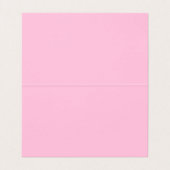 Elegant Modern Floral Visitekaartje (Binnenkant ongevouwen)