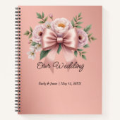 Elegant & Modern Floral Wedding Notitieboek (Voorkant)