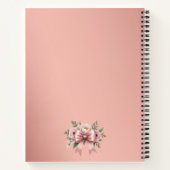 Elegant & Modern Floral Wedding Notitieboek (Achterkant)