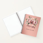 Elegant & Modern Floral Wedding Notitieboek (Binnen)