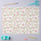 Elegant modern Floral Weefpapier Tissuepapier (Craft)