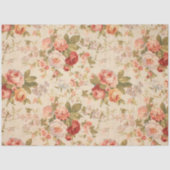 Elegant modern Floral Weefpapier Tissuepapier (Voorkant)