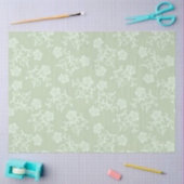Elegant modern Floral Weefpapier Tissuepapier (Craft)