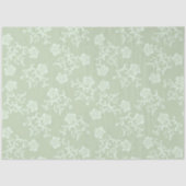  Elegant modern Floral Weefpapier Tissuepapier (Voorkant)