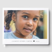 Elegant Modern Foto Gastenboek (Voorkant)