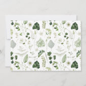 Elegant modern fotogezin met kerstliefde aankondiging (Achterkant)