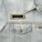 Elegant  Modern, Frame, Streep, Glitters Naamplaatje (In situ)
