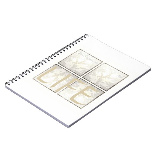 Elegant modern Funeral Guest Book Celebration Life Notitieboek (Linkerzijde)