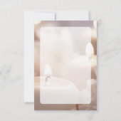 Elegant Modern Funeral Sympathy Memorial Photo Bedankkaart (Achterkant)