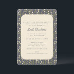 Elegant Modern Garden Floral Earthy Bat Mitzvah Kaart<br><div class="desc">Elegant Modern Garden Floral Earthy Bat Mitzvah Uitnodiging</div>