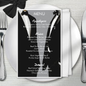 Elegant Modern Gay Mannen Wedding Menu