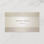 Elegant modern, geavanceerd, Stippen, gestript Visitekaartje (Voorkant)