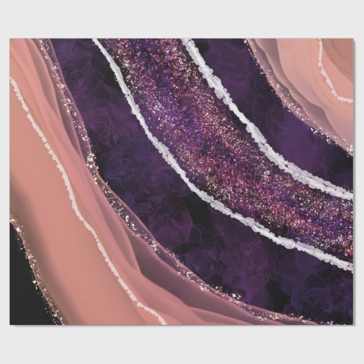 Elegant Modern Gemstone Cadeaupapier (Vlak)