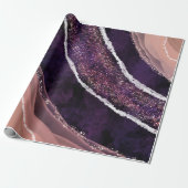 Elegant Modern Gemstone Cadeaupapier (Uitgerold)