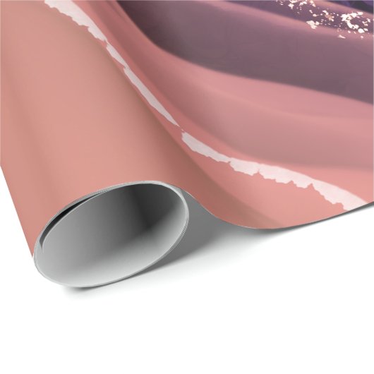 Elegant Modern Gemstone Cadeaupapier (Rol Hoek)