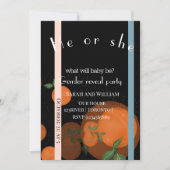 Elegant modern gender onthult uitnodiging (Voorkant)