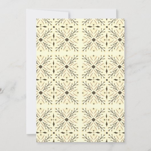 Elegant Modern Genderneutraal CUSTOM BABY SHOWER Kaart (Achterkant)