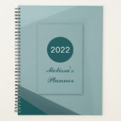 Elegant modern Geometrisch Manuscript 2022 Persona Planner (Voorkant)