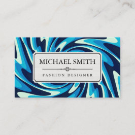 Elegant modern geometrisch patroon #39 visitekaartje