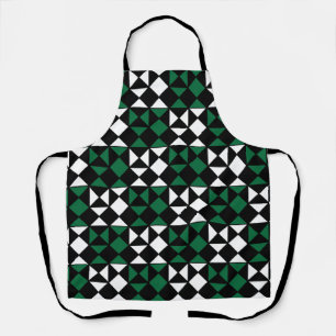 Elegant modern geometrisch patroon schort
