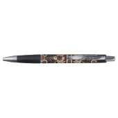 Elegant modern geometrisch stervormig patroon pen (Achterkant)
