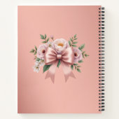 Elegant modern gepersonaliseerd Vrijgezellenfeest  Notitieboek (Achterkant)