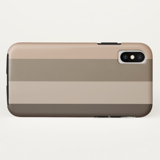 Elegant modern gestreept patroon Case-Mate iPhone case (Achterkant (horizontaal))