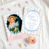 Elegant Modern Girly Bows Afstuderen feest Kaart