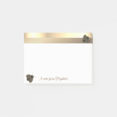 Elegant Modern Girly, Ladybugs - Gepersonaliseerd Post-it® Notes (Voorkant)